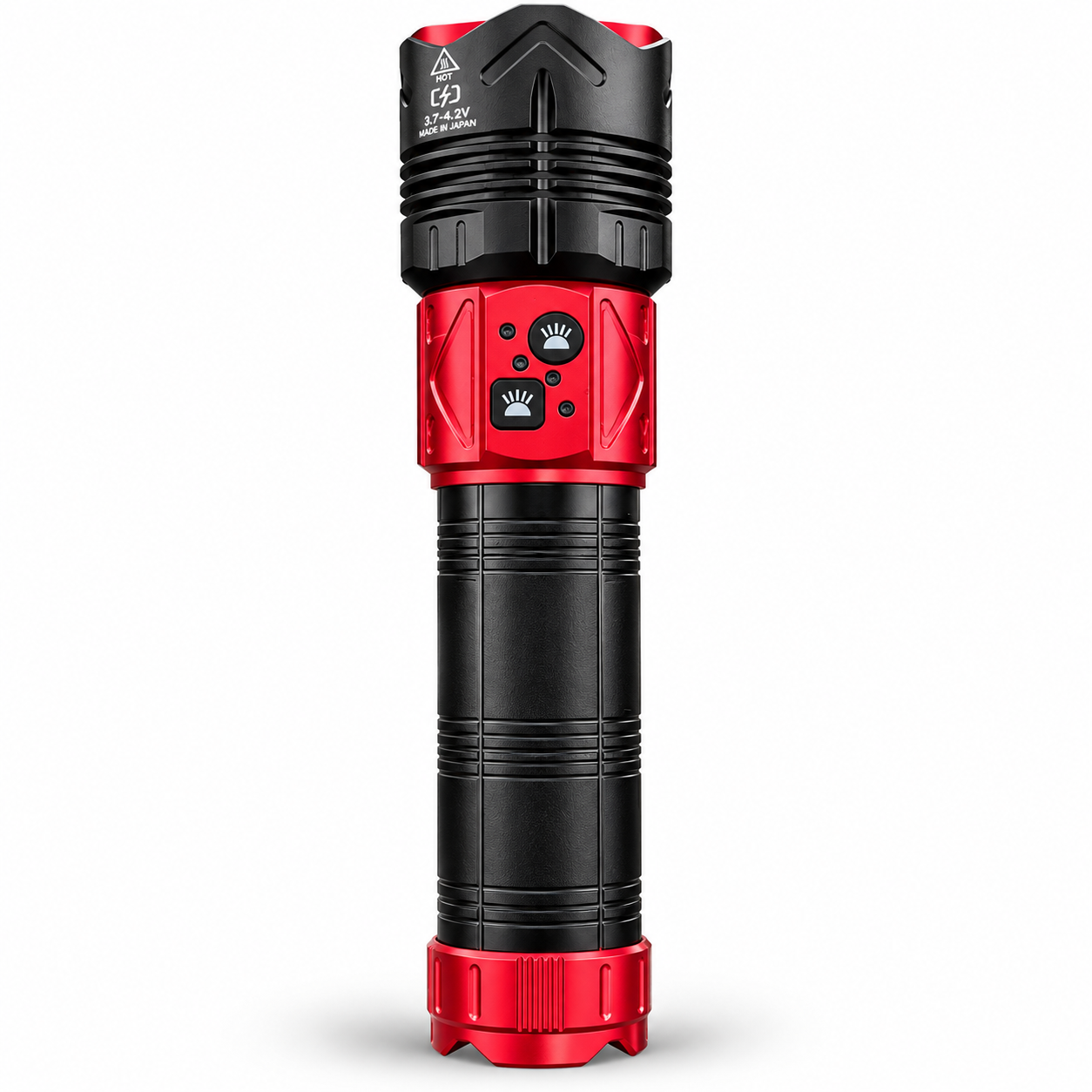 Black Cobra Rechargeable Flashlight with 70,000mAh Battery