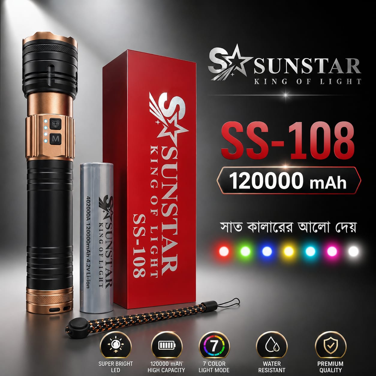 Sunstar SS-108 Pro 120000mAh